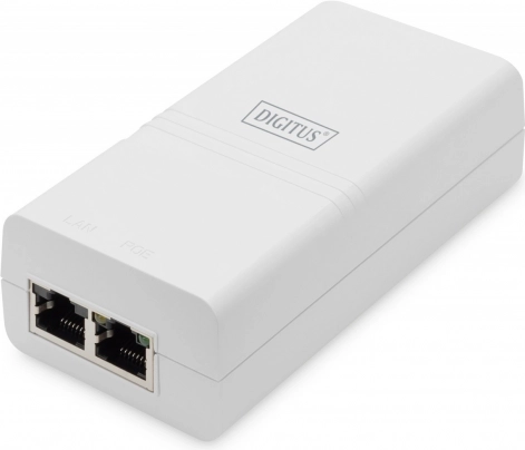 PoE Adapter 802.3af 48V 15.4W Gigabit White