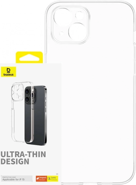 Baseus OS-Lucent Case for iPhone 15 – Clear