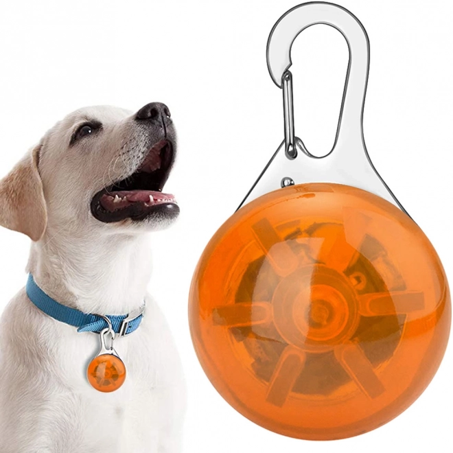 Lichtgevende LED-hanger voor halsbanden van honden en katten