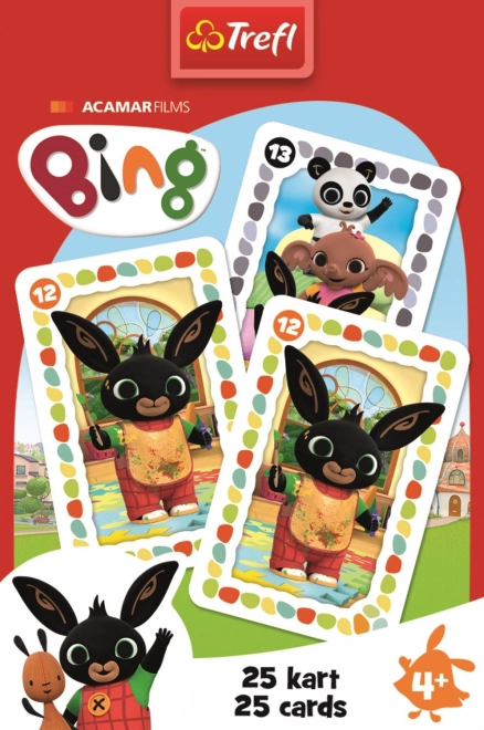 Kinder kaartspel Zwarte Piet met konijntje Bing
