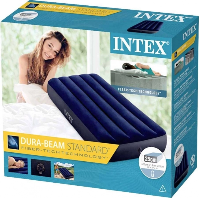 Inflatable Mattress 191x76 cm Velour INTEX
