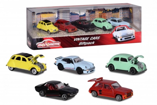 Majorette set of classic cars, 5 pieces