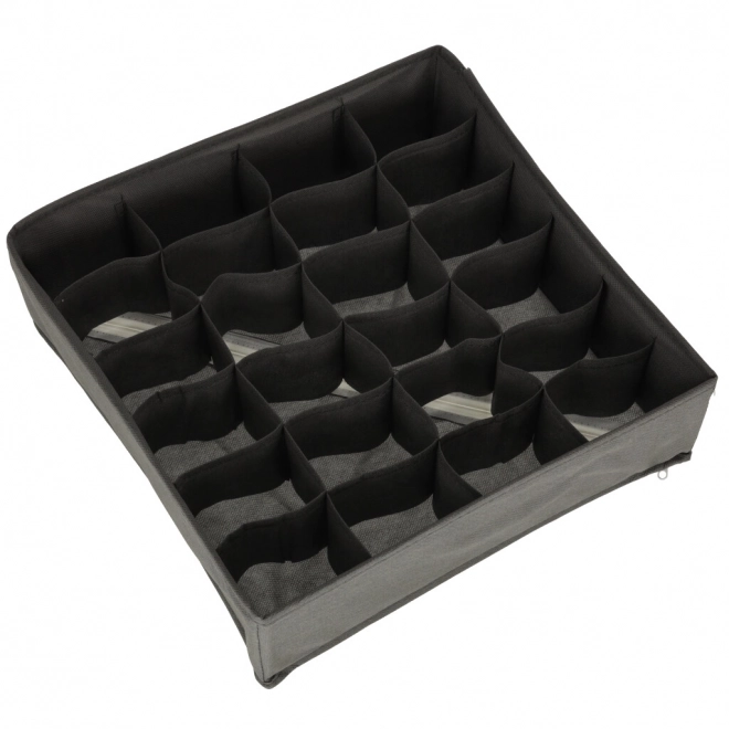 Organisateur de tiroir gris grand pour chaussettes