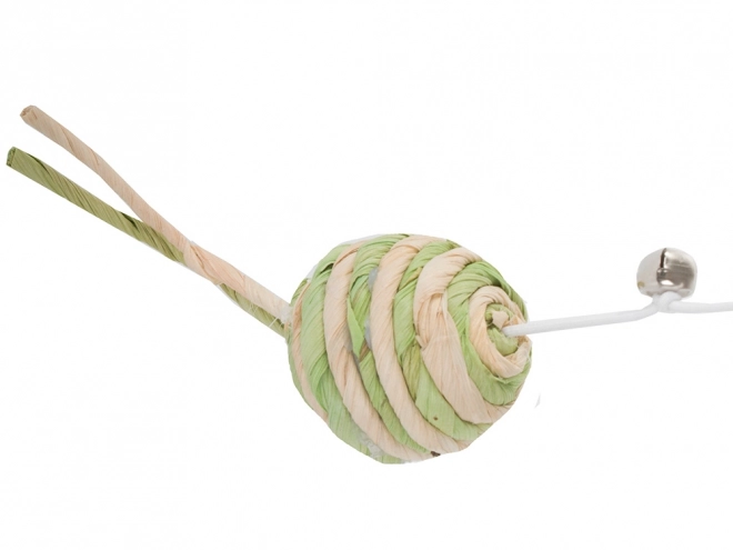 Katzenspielzeug Angel mit Ball und Rassel