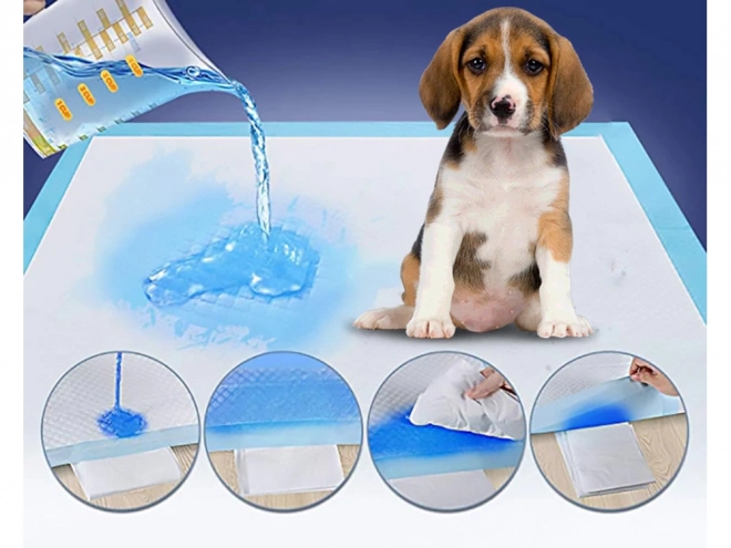 Vlonder voor honden die leren plassen 45x60 50 stuks