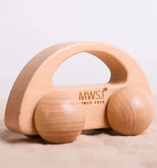 Houten grijpauto