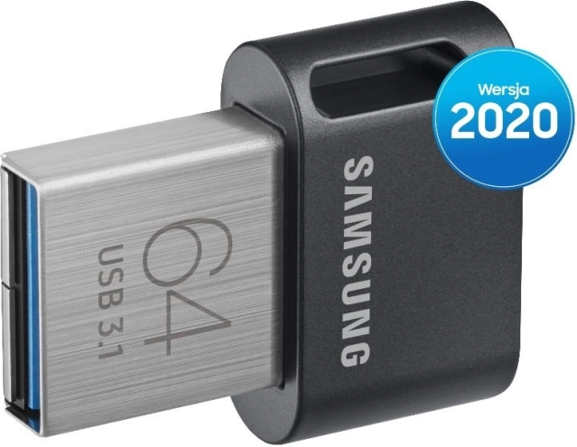 USB-Flash-Laufwerk FIT Plus 64 GB USB 3.1, grau
