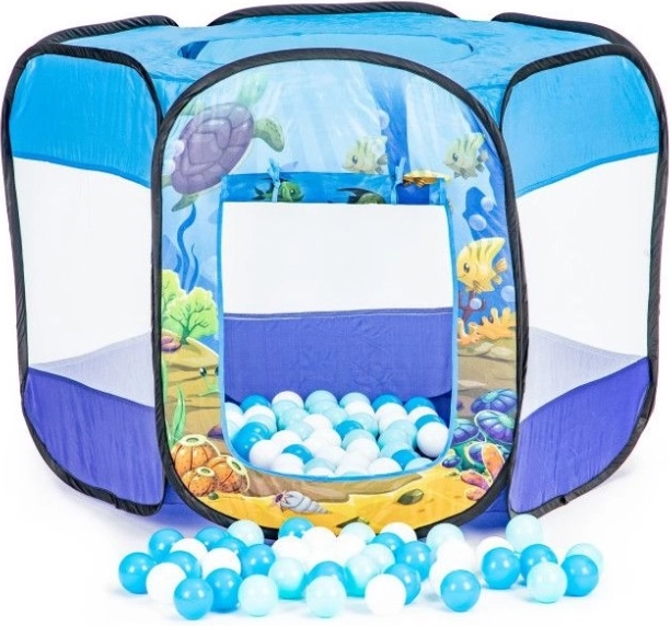 Opvouwbare kindertent met ballenbad en 100 ballen