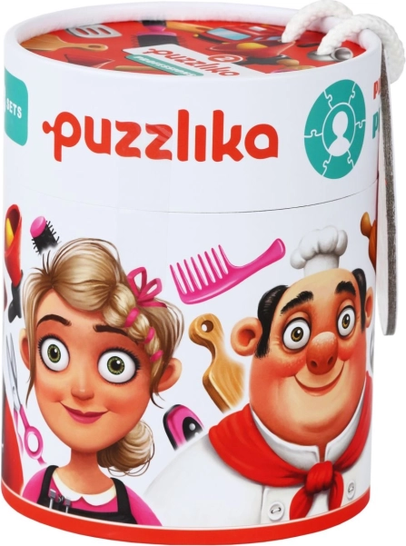 Puzzlika Professions 2 – educational round puzzle, 21 pieces