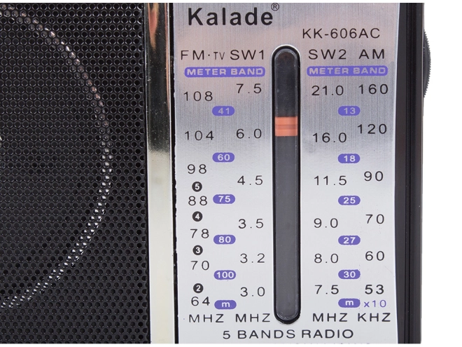 Breite Abdeckung der Bänder FM/AM/SW1/SW2