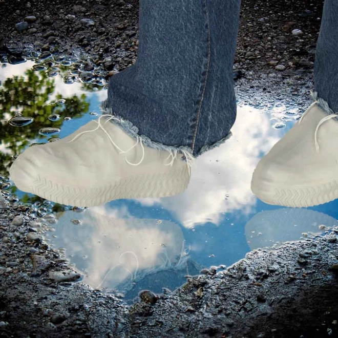 Waterdichte schoenbeschermers wellingtons M grijs maat 35-38