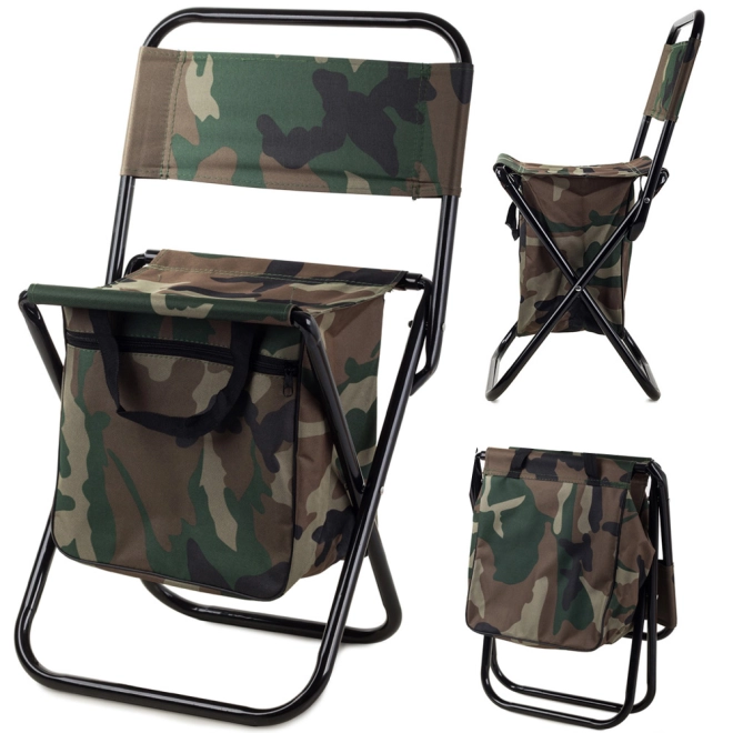 Integrated zippered storage bag