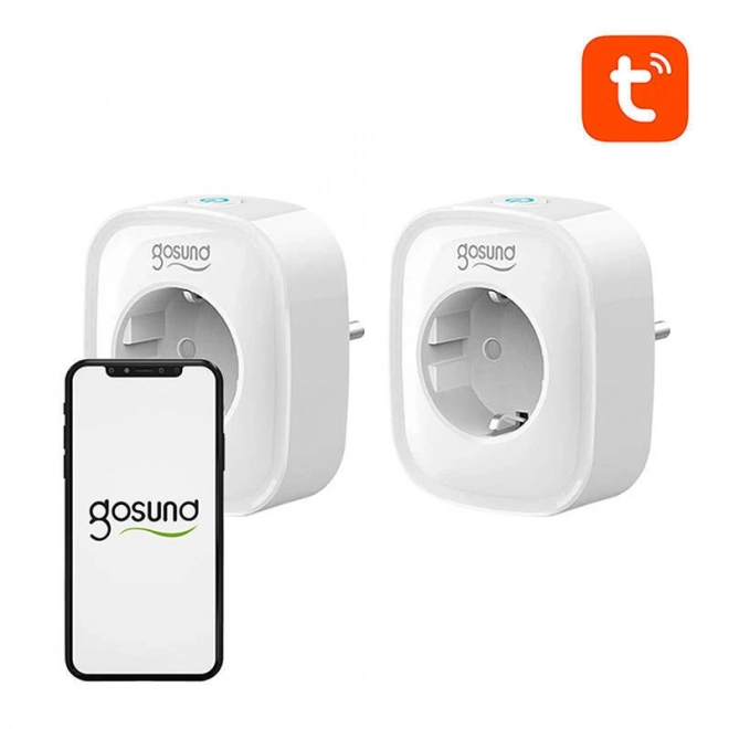 Slimme WiFi-stekker Gosund SP1 (2 stuks), 16A, Tuya