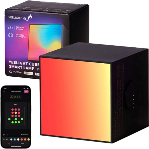 Yeelight Cube Smart Lamp Panel – module d’extension d’éclairage gaming