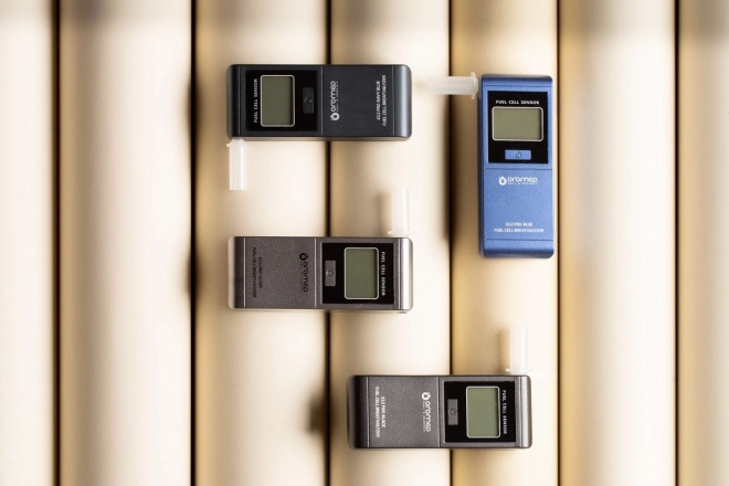 Blauwe elektrochemische ademanalysator ORO-X12 Pro