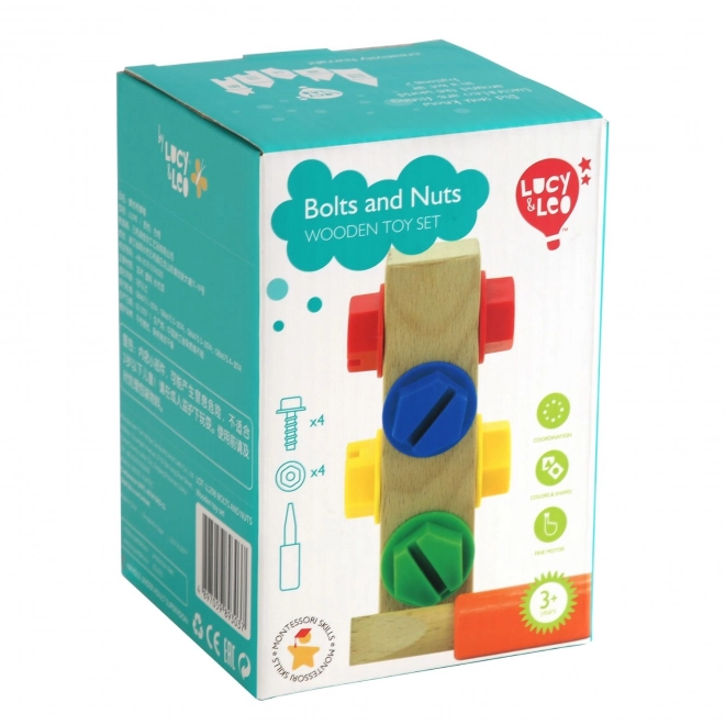 Lucy & Leo Schroeven en moeren - speelset