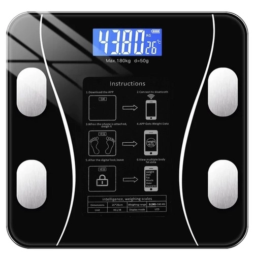 Balance de salle de bain analytique LCD Ruhhy 22525