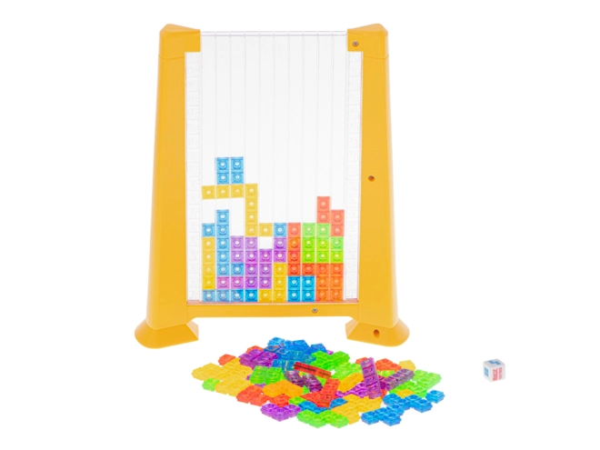Vertical frame for engaging stacking