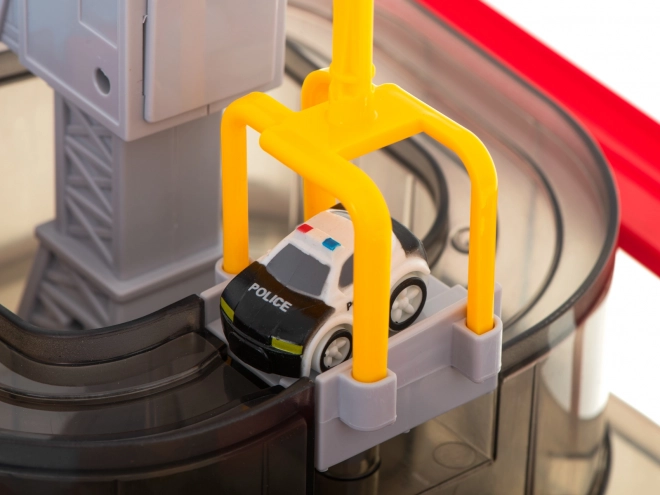 Circuit automobile multifonction avec hélicoptère