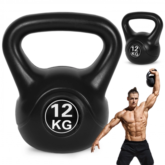 Kettlebell pro czvičení noire- 12kg