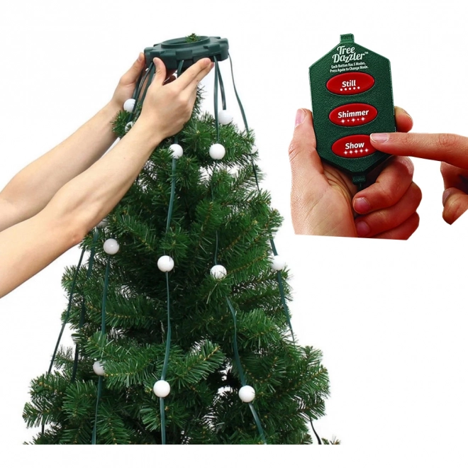 Weihnachtsbaumlichter 64 LED RGB Vorhangbeleuchtung