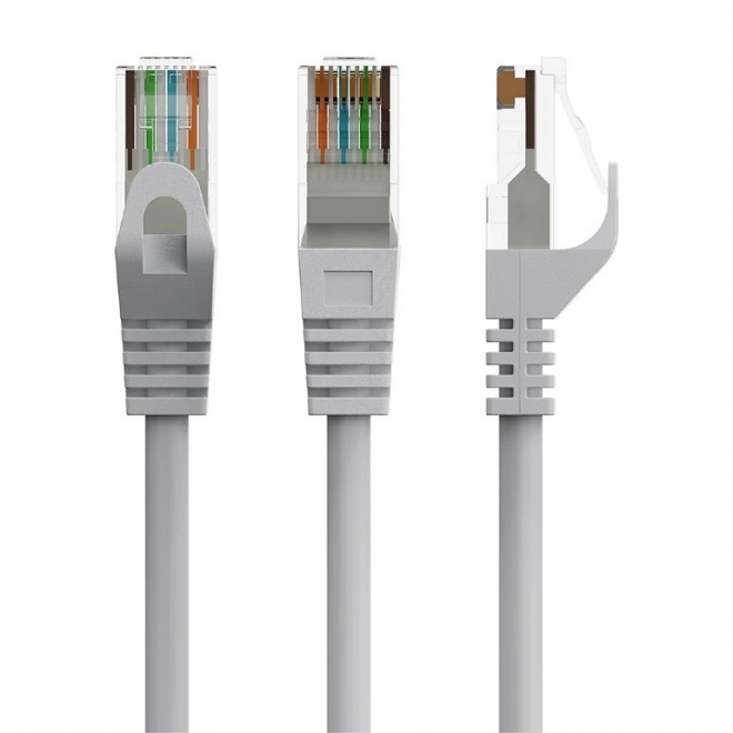 Patchkabel cat.6 UTP 0,5m grijs