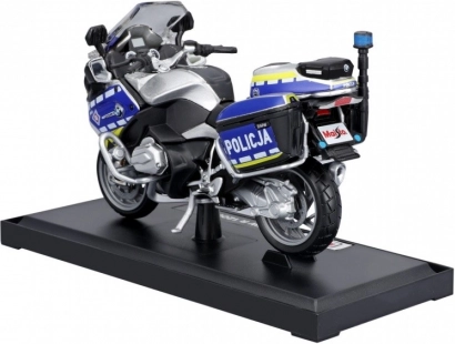 Metallmodell eines polnischen Polizeimotorrads 1/18