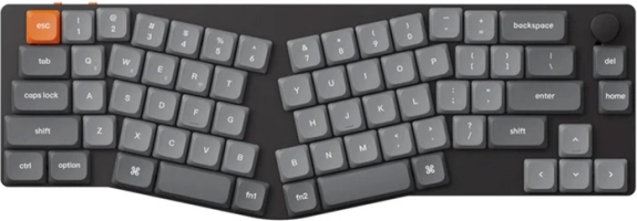 Wireless Low-Profile Keyboard Keychron K11 Max RGB Brown Switches Black