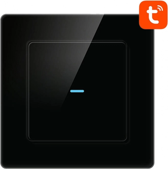 Smart WiFi Switch Avatto with 1 Button TUYA (Black)