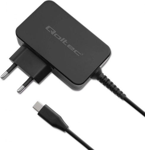 GaN Power Pro-oplader 45 W met USB‑C, zwart