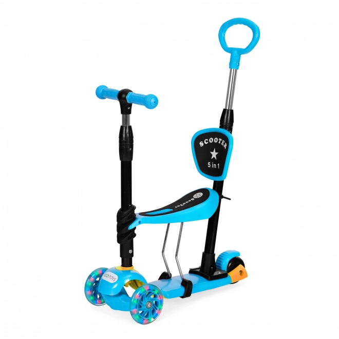 Trottinette d'équilibre à trois roues coccinelle 5 en 1 LED