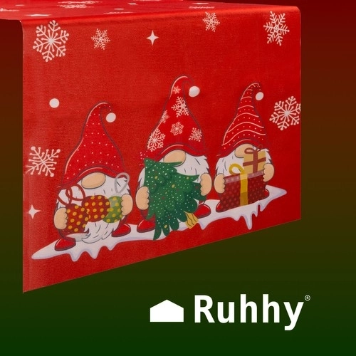 Kersttafelkleed 220x40cm Ruhhy 22483