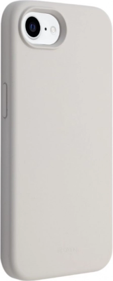 Magnetic silicone case for iPhone 16e - stone beige