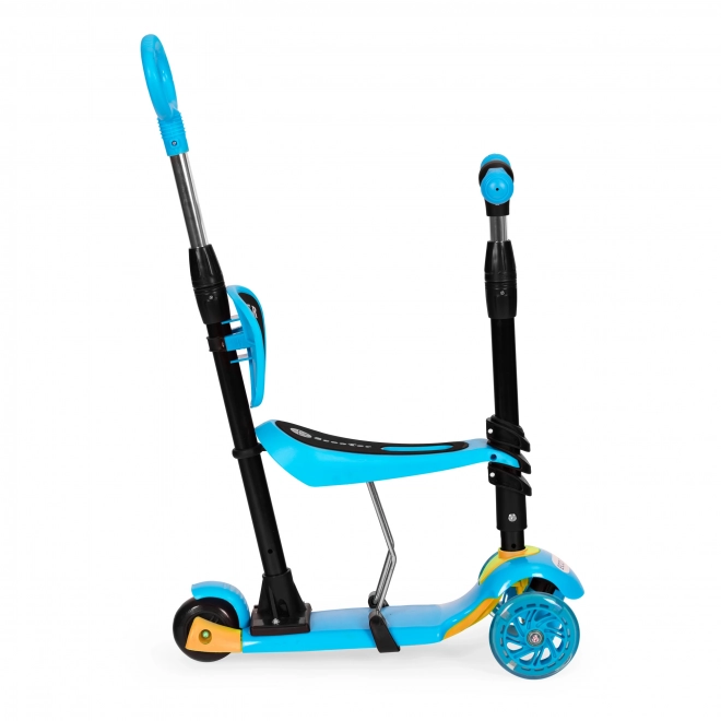 Trottinette d'équilibre à trois roues coccinelle 5 en 1 LED