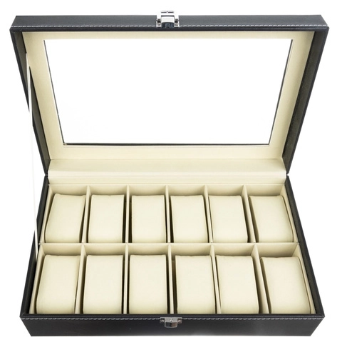 Organizer voor horloges met 12 vakken