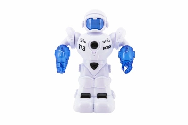 Moving Talking Robot with Light and Sound in Box