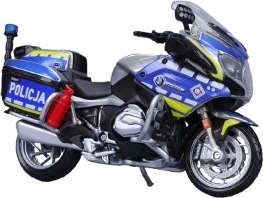 Metallmodell eines polnischen Polizeimotorrads 1/18