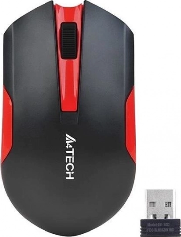 Wireless Mouse V-Track Black-Red