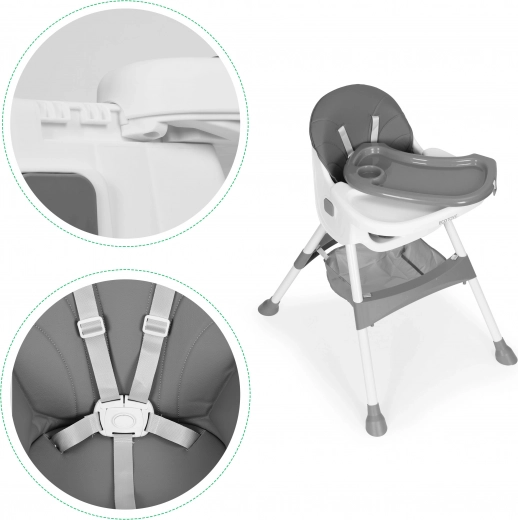 Twee-laags blad met 3-traps verstelling