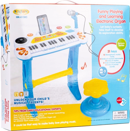 31 keys and rich sounds