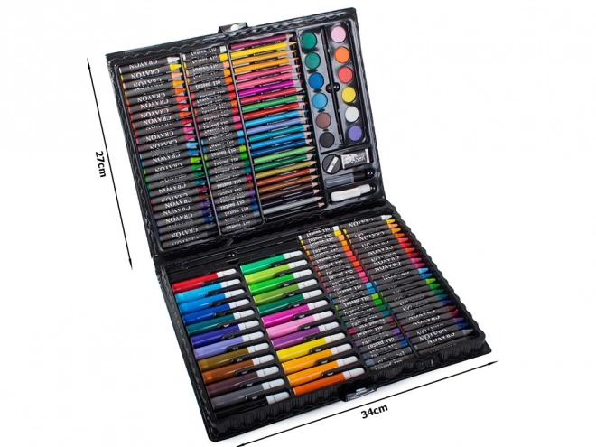 Set voor kunstenaars met schilderskoffer