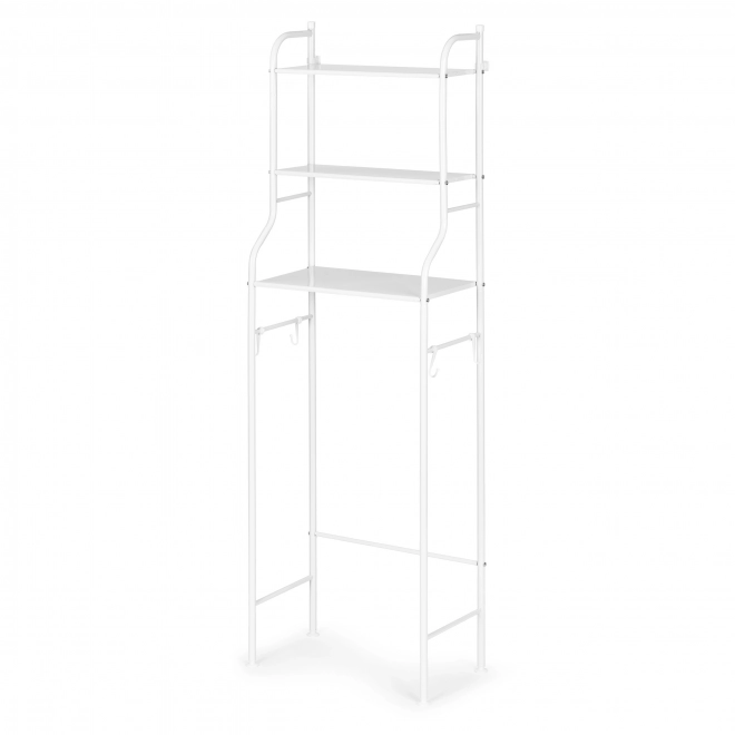 Hoge badkamerplank met 3 planken, aluminium constructie