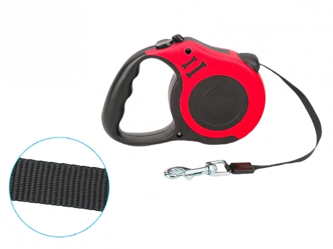 Automatische hondenriem – Rood