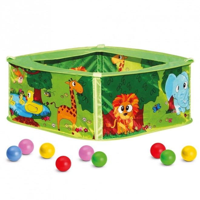 Bino Bubbelbad met groene ballen