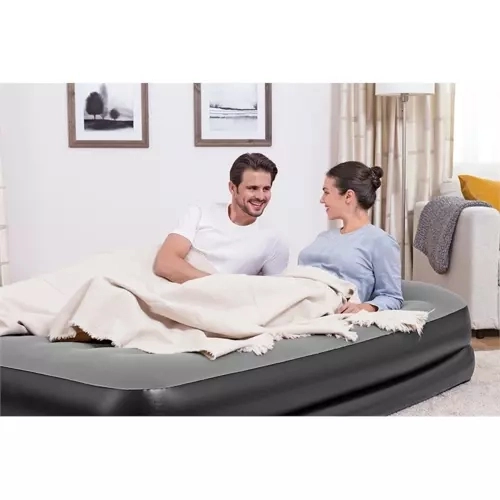 Double Mattress with Built-in Pump and Pillow Bestway