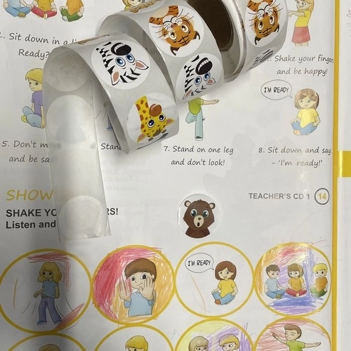 Motivational Stickers for Kids Roll