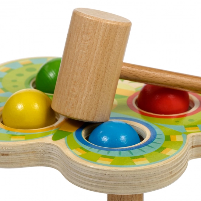 Lucy & Leo Vlinder - houten hamerbank 4 ballen