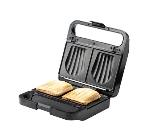 Adler Europe multifunctionele tosti-ijzer 2-in-1 zwart