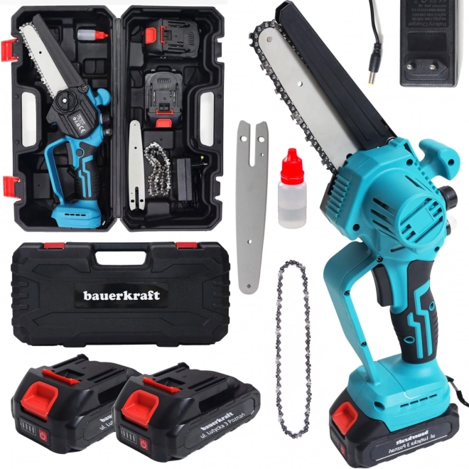 Draadloze mini kettingzaag met borstel loze motor 21V