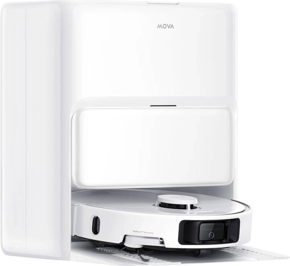 Station avec vidange automatique et auto-nettoyage